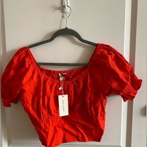 New With Tags, Burnt Orange Top
